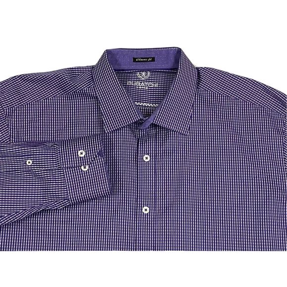 Bugatchi Uomo Long Sleeve Button Front Shirt - Picture 2 of 7